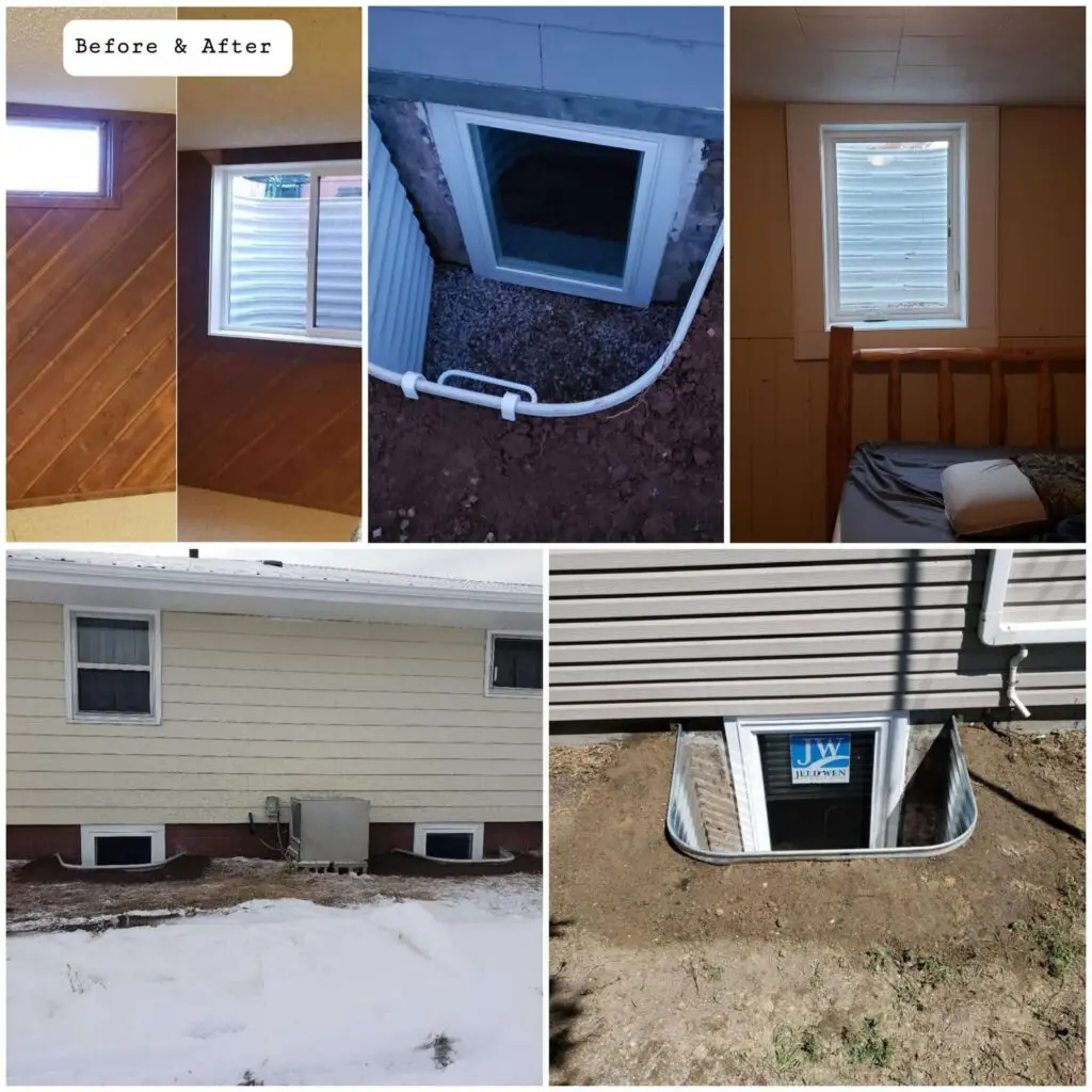 Basement egress window